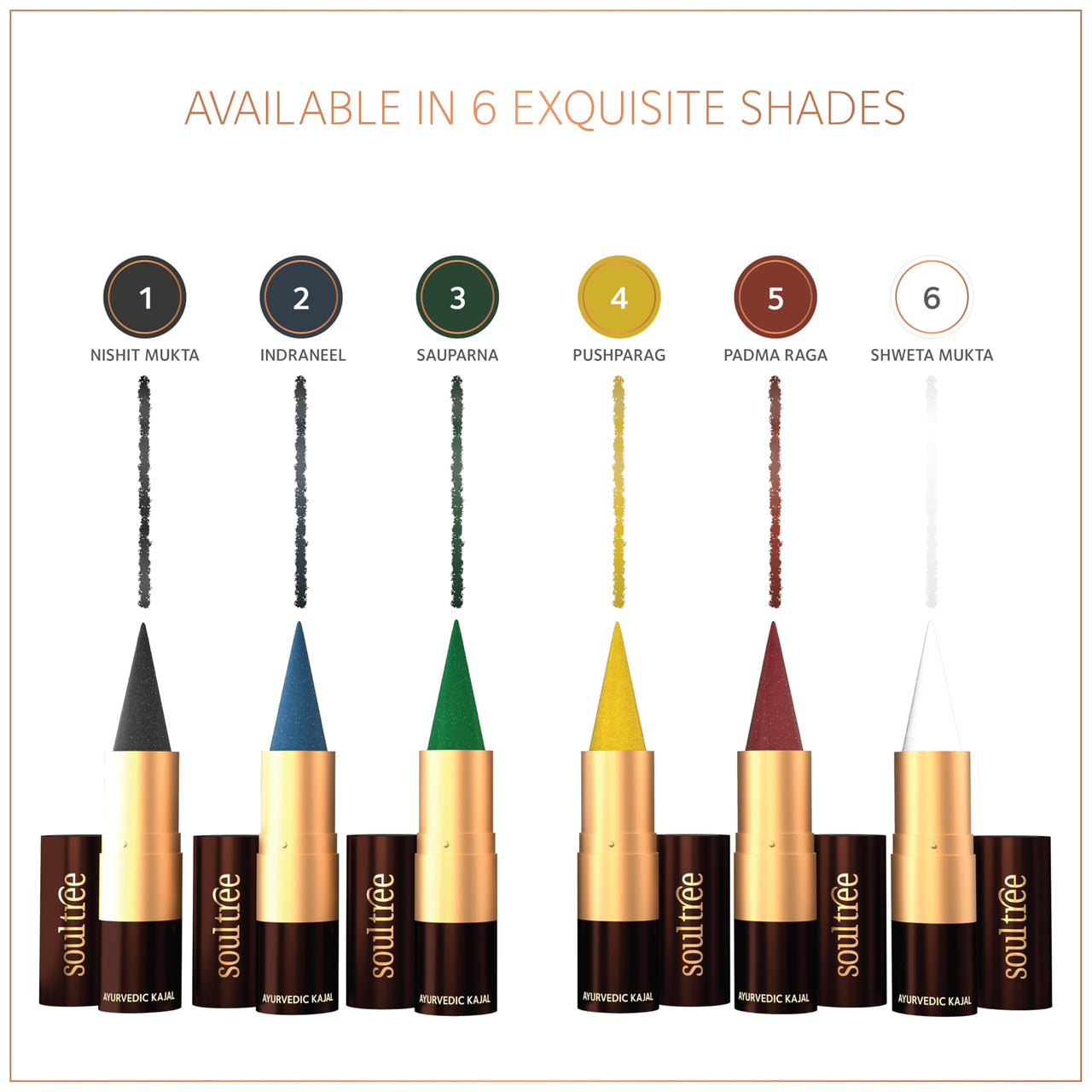 SoulTree Ratnavalli Padma Raga Jewel Kohl | Red Ruby - 3gm