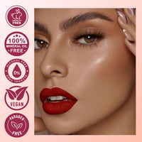 Lakyou Beauty Color Secrets | Non-Transfer Matte Lipstick | Bold Red | Long Lasting Wear | 4g | (B16(On Mode))