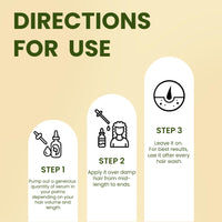 Oshea Herbals Natural Hair Growth Serum | Strengthens Hair, Prevent Hair Fall & Promotes Hair Growth with Healthy Scalp | Enriched with Onion Bulb & Ginger Extract - 110ml