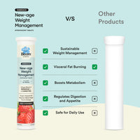 Bloom Berberine + L-Carnitine Effervescent Tablets | 60 Effervescent Tablets (Pack of 3) | Natural Formula for Weight Management | Turns Fat into Active Energy | Strawberry Flavour