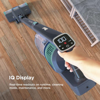 Shark IZ631H Cordless Pro Vacuum with PowerFins and Self-Cleaning Brushroll, Includes Upholstery Tool & Crevice Tool, Up To 60 Minute Runtime, HEPA Filtration, Cordless Vacuum, Dark Grey/Mojito Gray