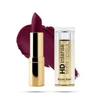 Seven Seas HD Intense Matte Lipstick | Non-Transfer | Lipstick For Women (611-Dark Gurgundy, 3.5G)