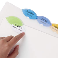 Avery Insertable Style Edge Plastic Dividers for 3 Ring Binders, 5-Tab Set, Multicolor, 1 Set (11200)