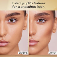 Just Herbs Super Hydrating Born To Sculpt Long Stay Bronzer Stick with Shea Butter | Richly Pigmented | Defines and Uplift Appearance | Matte Finish | All Skin Types for Women 14g (Latte)