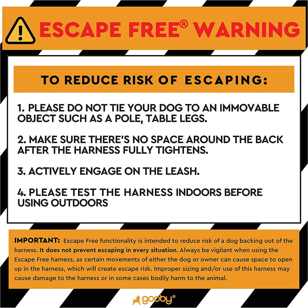 Gooby Escape Free Sport Harness - Red, Large - No Choke Step-in Patented Neoprene Small Dog Harness with Four-Point Adjustment - Perfect on The Go Dog Harness for Medium Dogs No Pull and Small Dogs Large chest (16-24.25")