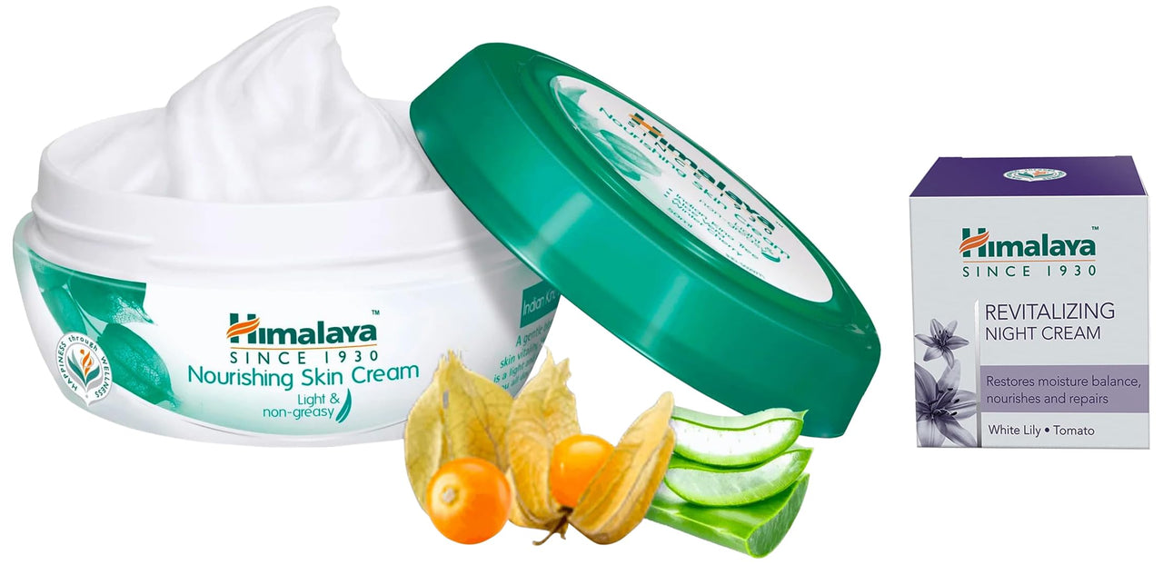 Himalaya Nourishing Skin Cream, 200ml And Himalaya Herbals Revitalizing Night Cream, 50ml