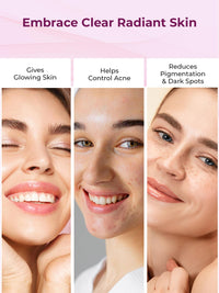 Kozicare Glutathione Soap & Kojic Acid Cream Combo | Body Tan Removal Soap | Bathing Soaps for Glowing Skin -Pack of 3 | Vitamin E & Niacinamide Cream | Face Cream For Women & Men-15gm