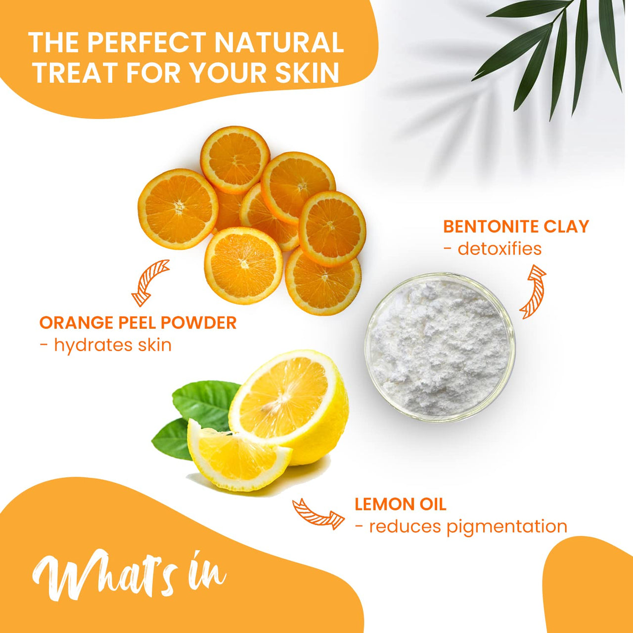 NutriGlow NATURAL'S Advanced Pro Formula Papaya Face pack, Clay Based, Skin Lightening For Dry & Oily Skin, 100g