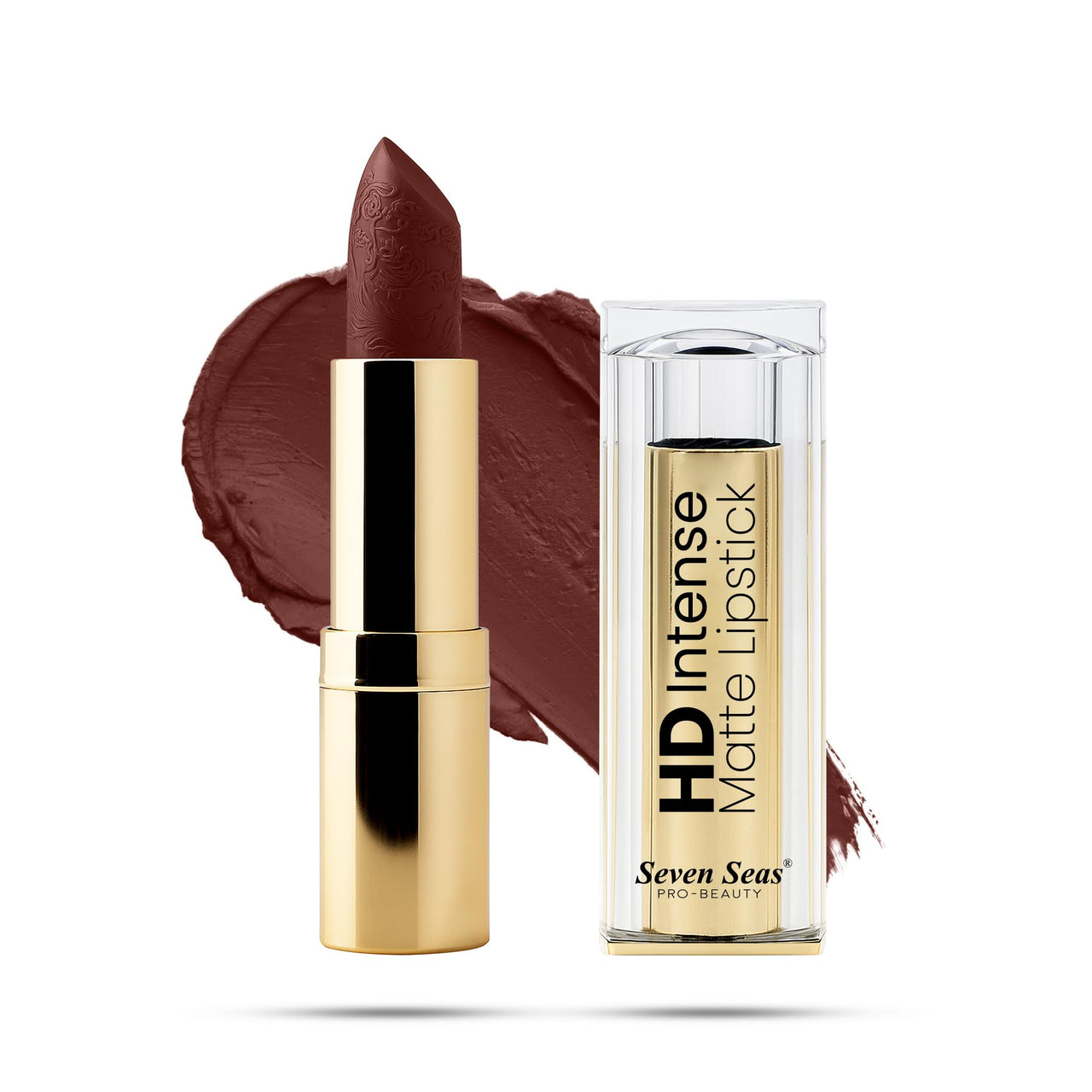 Seven Seas HD Intense Matte Lipstick | Non-Transfer | Lipstick For Women (604-Flamingo2, 3.5G)