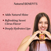 Khadi Natural Wine Grapefruit Lip Balm with Beeswax and Shea Butter, 5g