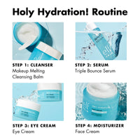 e.l.f. SKIN Holy Hydration! Triple Bounce Serum, 1.7% Hyaluronic Acid Serum For Plump, Bouncy Skin, Great For Hydrating Dry Skin