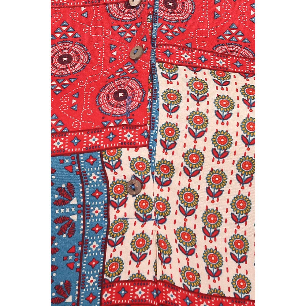 global desi Women's  Rayon Regular Kurta