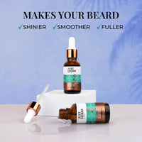 Just Herbs Grooming Kit for Men - Face and Body Scrub, Charcoal Body Wash, Rosemary Beard Oil & Hair Serum Combo Set