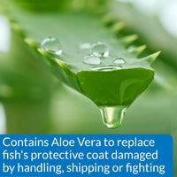 MARINE STRESS COAT Saltwater Aquarium Water Conditioner 16-Ounce Bottle (385D)