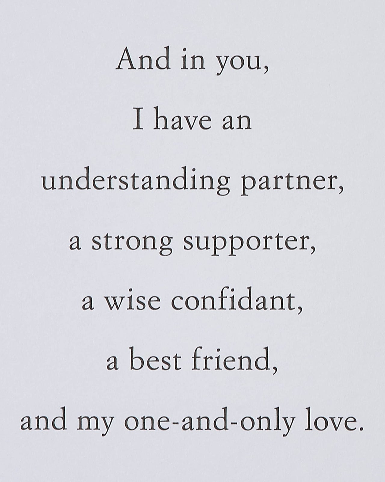 American Greetings Romantic Anniversary Card (Greatest Gift) Greatest Gift