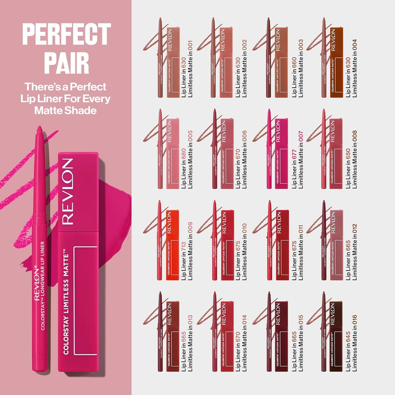 REVLON Colorstay Limitless Matte Liquid Lipstick for woman, Waterproof, Long-Lasting, 100% Vegan, Lightweight, No-Budge Matte, Real Deal - (013)