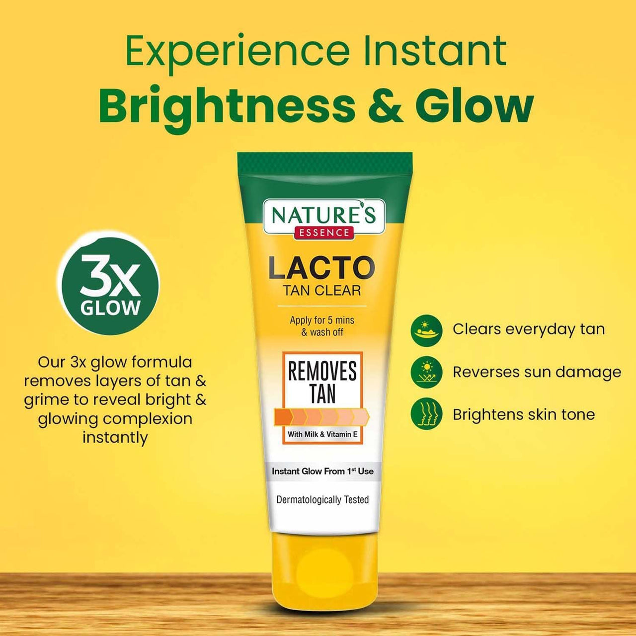 Nature's Essence Lacto Tan Clear, 100 g (Pack of 2)