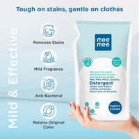 Mee Mee Baby Liquid Detergent 500 ml | Ph balanced, Free from Harsh Chemicals, Safe for mother's hands & baby's skin | Anti-Bacterial, Removes Stains & Odor with One Drop, Hypoallergenic