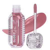 MILA BEAUTÉ Gloss Girl Lip Gloss|Enriched With Mango Seed Butter & Hyaluronic Acid|Light Weight & Non-Sticky Formula|Gives Fuller-Lip Effect & Extra Hydration|High Shine Finish-That's Me, 2.8 Ml