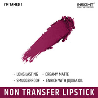 Insight Cosmetics 24 Hrs Non Transfer Matte Lipstick |Matte Finish |Lightweight Lipstick & Insight Cosmetics 24 Hrs Non Transfer Matte Lipstick |Matte Finish |Lightweight Lipstick