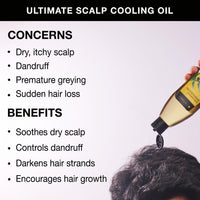 Soulflower Maha Bhringraj Oil for Hair growth 225ml | Natural Hair Growth, Strengthening & Nourishing Roots | Anti-Dandruff, Cooling Scalp Relief | Coconut & Sesame Oil Blend | Pure & Organic
