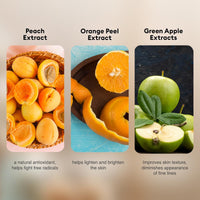 VLCC Salon Series Fruit Facial Kit - ( 6 Facials ) - 300 g | At Home Fruit Facial | Tightens Skin, Lightens Dark Spots & Brightens Skin Tone | Papaya, Cucumber, Peach, Orange & Green Apple.