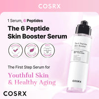 COSRX 6X Peptide Collagen Booster Toner Serum 150ml, Skin Renewal Boosting Facial Essence, Niacinamide & Hyaluronic Acid for All Skin Types, Korean Skincare, Paraben Free