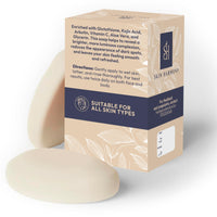 Kojic Acid & Glutathione Soap | Whitening Soap | Body Tan Removal | Bath Soap for Men & Women | Remove Dark Spots & Hyperpigmentation | For Glowing Skin, 75g x 2