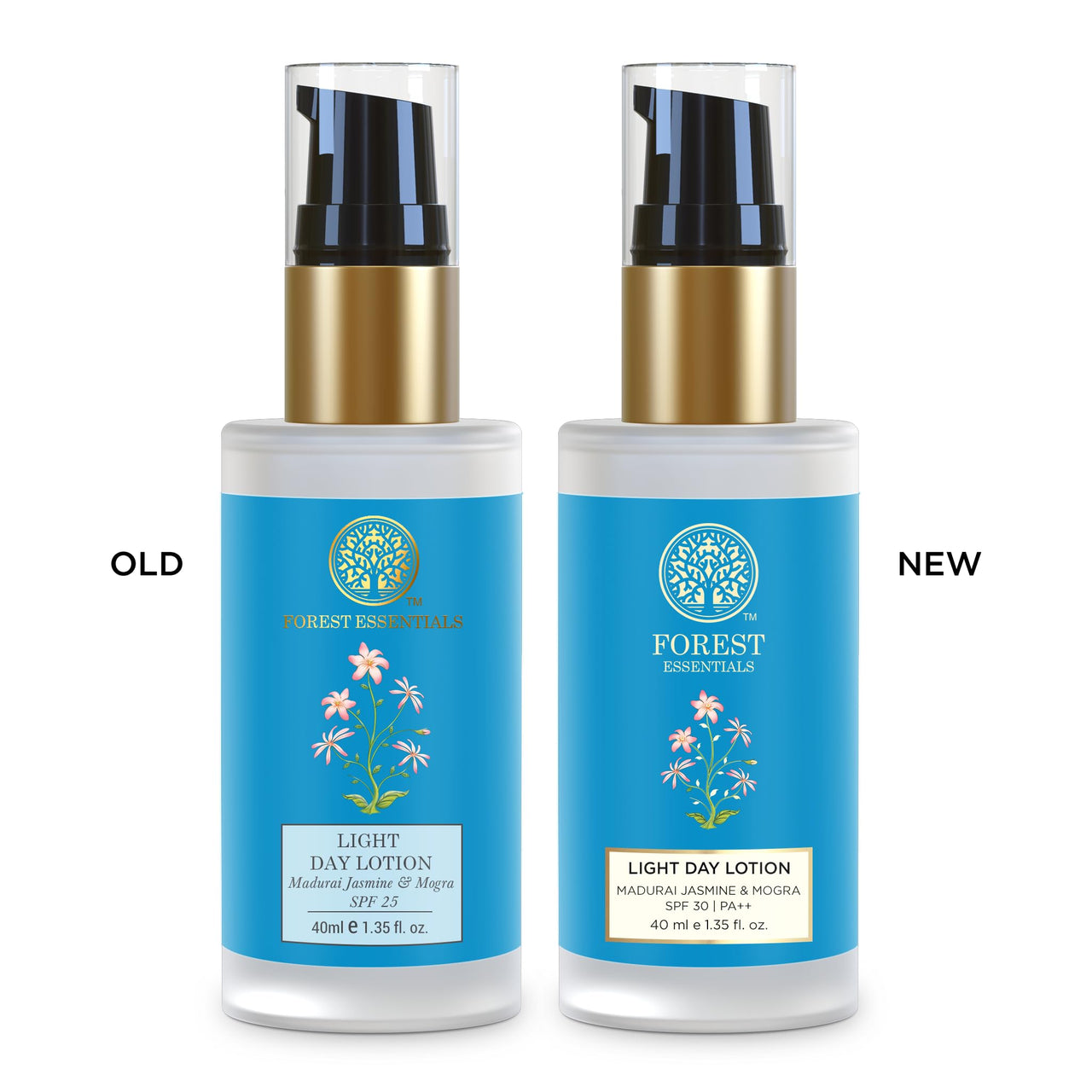 Forest Essentials Light Day Lotion Madurai Jasmine & Mogra with SPF 30 | Daily Hydrating Face Lotion | Ideal For Combination Skin | For Men & Women | 40 ml