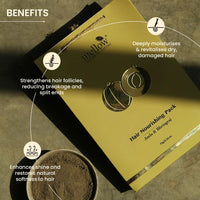 Mellow Herbals Ayurvedic Hair Nourishing Pack (75 GM) for deep Nourishment of Hair | Helps in Preventing Hair Fall and promote Shiny & Healthy Hair | Chemical, Paraben and Sulphate Free