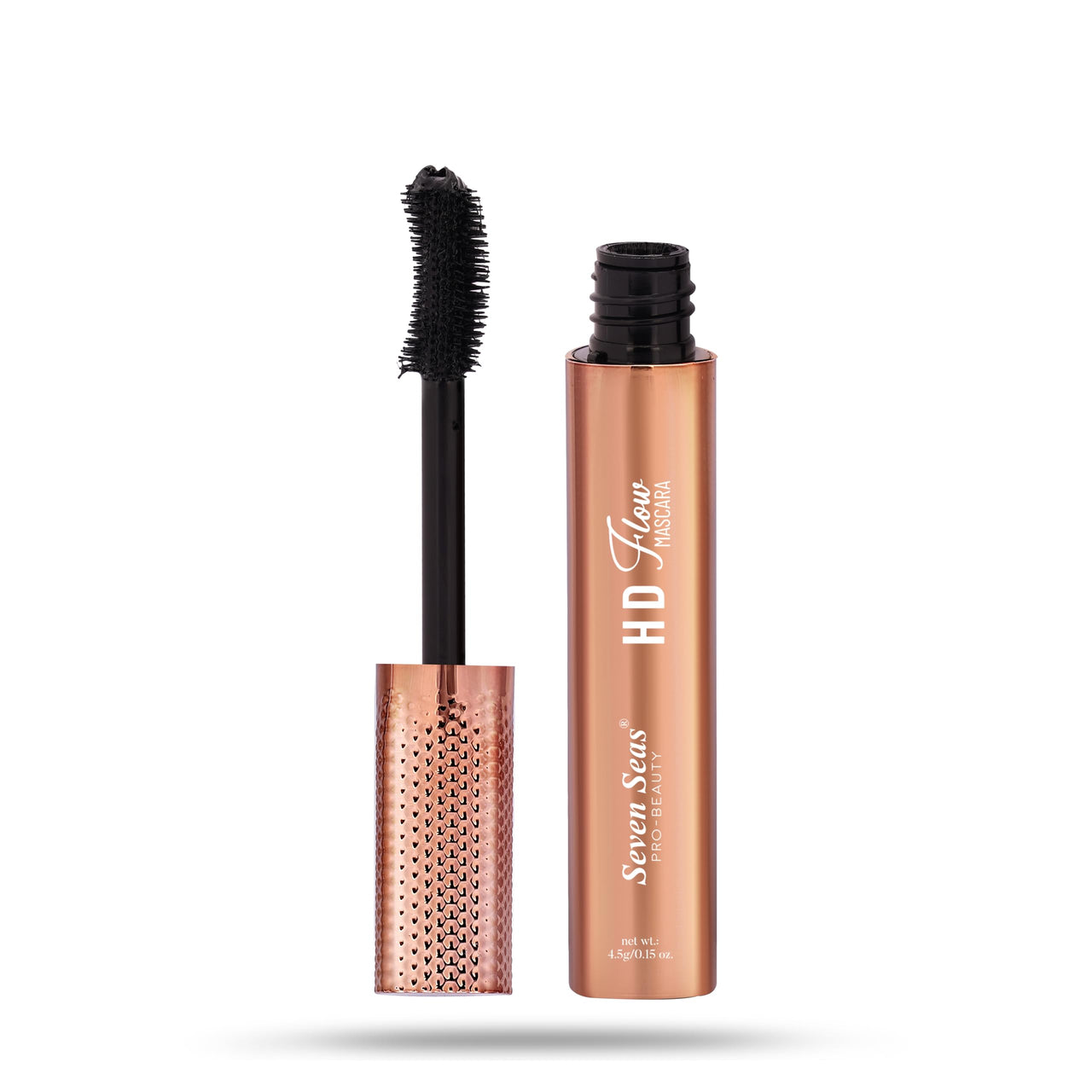 Seven Seas Intense Black Water & Smudge Proof HD Flow Mascara (Black,4.5g)