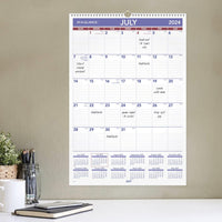 AT-A-GLANCE Wall Calendar 2024-2025 Academic, Monthly, 15-1/2
