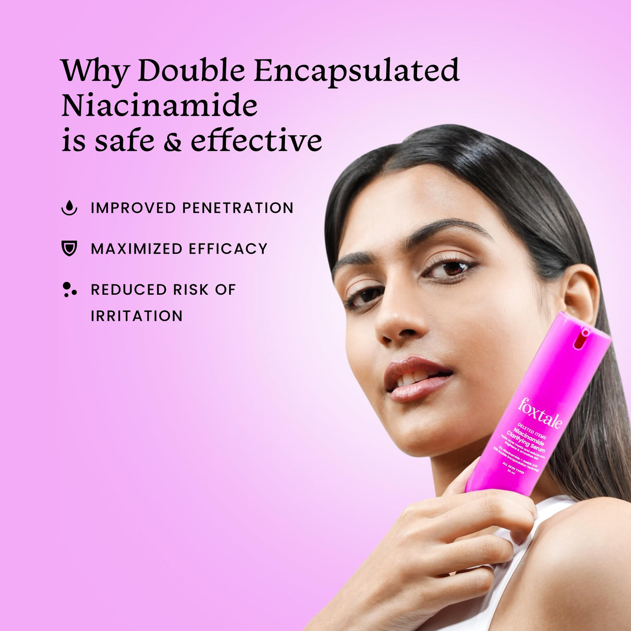 Foxtale 12% Niacinamide Face Serum with Azelaic Acid for Oil Control & Brightening | Reduces Acne, Blemishes & Acne Marks | Brightens & Smoothens Skin | Face Serum for Women & Men | 30 ml