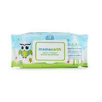 Mamaearth Easy Tummy Roll On for Digestion & Colic Relief with Hing & Fennel 40Ml & India's First Organic Bamboo Based Baby Wipes (72 Wipes) Combo