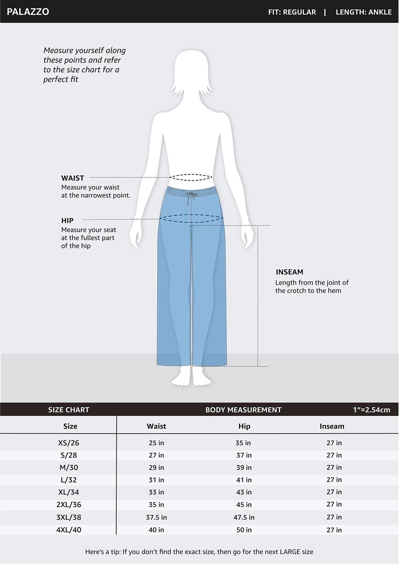 Amazon Brand - Myx Women's  Relaxed Bottom (215_Light Blue_L)