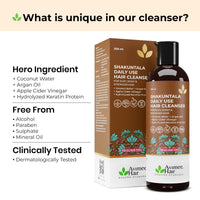 Avimee Herbal Hair Fall Kit | For Hair Growth and Nourishment | Keshpallav Hair Oil (100ml), Shakuntala Hair Cleanser (200ml) and Hairtone PV1 Scalp Spray (100ml) | Hair Care Combo