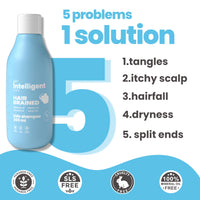 TuCo Kids Mild Shampoo With Soapnut, Almond, Henna, Pomegranate|Perfect For Soft, Smooth, Curly Tangled & Rough Hair|Paraben, Sls & Sulphate Free|Ph 5.5, Vegan & Tear Free|300 Ml (Pack Of 1) |