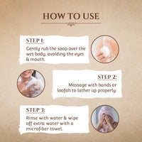 Khadi Essentials Vitamin C Rich Fruity Soap with Avocado, Almond Milk, Cocoa, Kokum Butter for Healthy Clear Skin, Natural Organic Handmade, Rasik Mixed Fruits Soap, 125 g