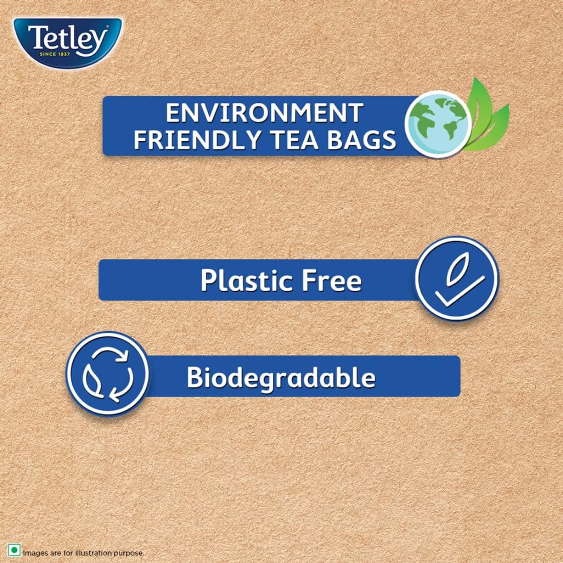 Tetley Original Black Tea - 250 Tea Bags, 425 grams, Pack of 1