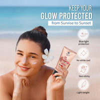 Ayouthveda Sun Turn Cream SPF 40 - Double Layer Encapsulated Sunscreen - Tinted with BB Effect - PA++++ - UVA(+++++)/UVB Protection - Blue Light Defense - Enriched with Zinc Oxide, Aloe Vera & Berries - Net.Qty:- 60g