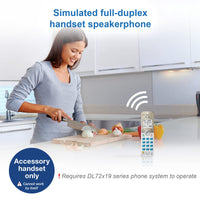 AT&T DL70019 Accessory Handset for DL72x19 Phone with Bluetooth Connect to Cell, Call Blocking, 1.8