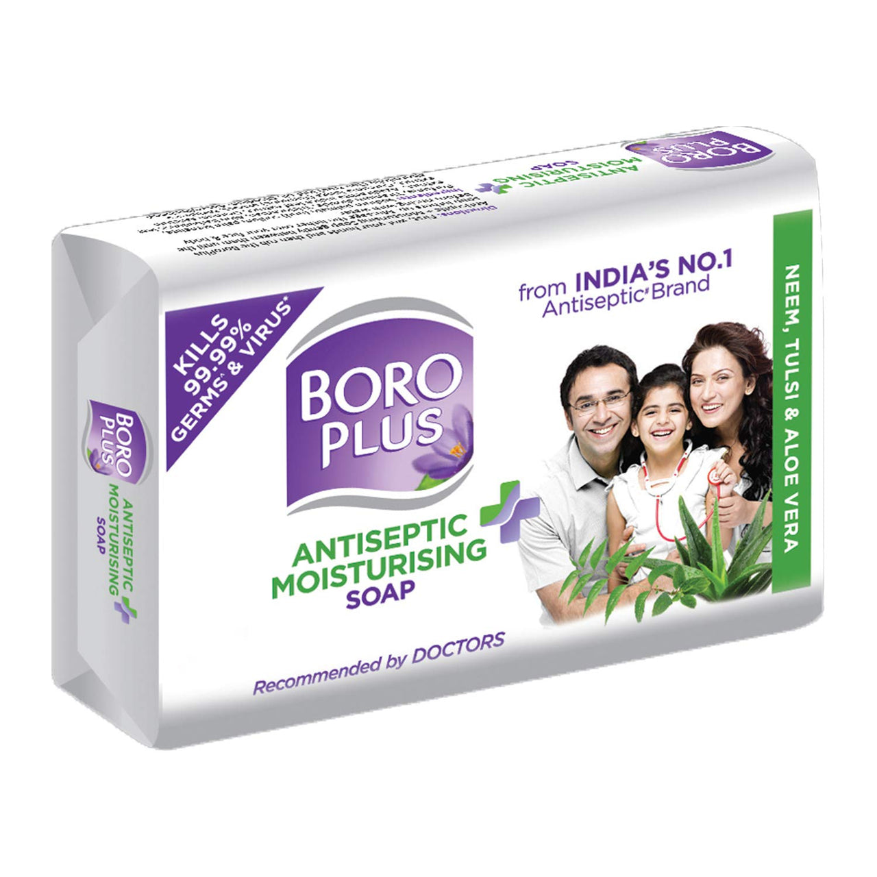 BoroPlus Antiseptic + Moisturising Soap - Neem, Tulsi & Aloe Vera