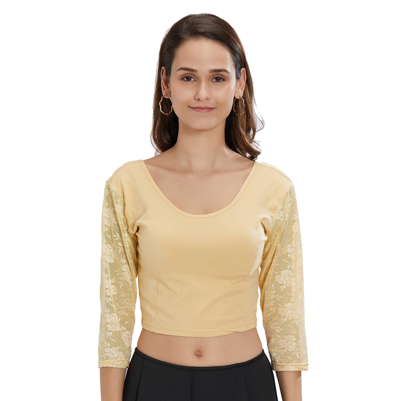 Fressia Fabrics Cotton Bustier Saree Blouse