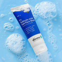 The Derma Co Anti Acne Skincare Routine Kit For All Skin 1% Salicylic Acid Gel Face Wash+2% Salicylic Acid Serum+1% Hyaluronic Sunscreen Aqua Gel|Broad Spectrum Protection Spf 50 Pa++++|Unisex,3 Count