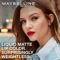 Maybelline New York Lipstick, Matte Finish, Non-Sticky and Non-Drying, Sensational Liquid Matte, 08 Sensationally Me, 7ml