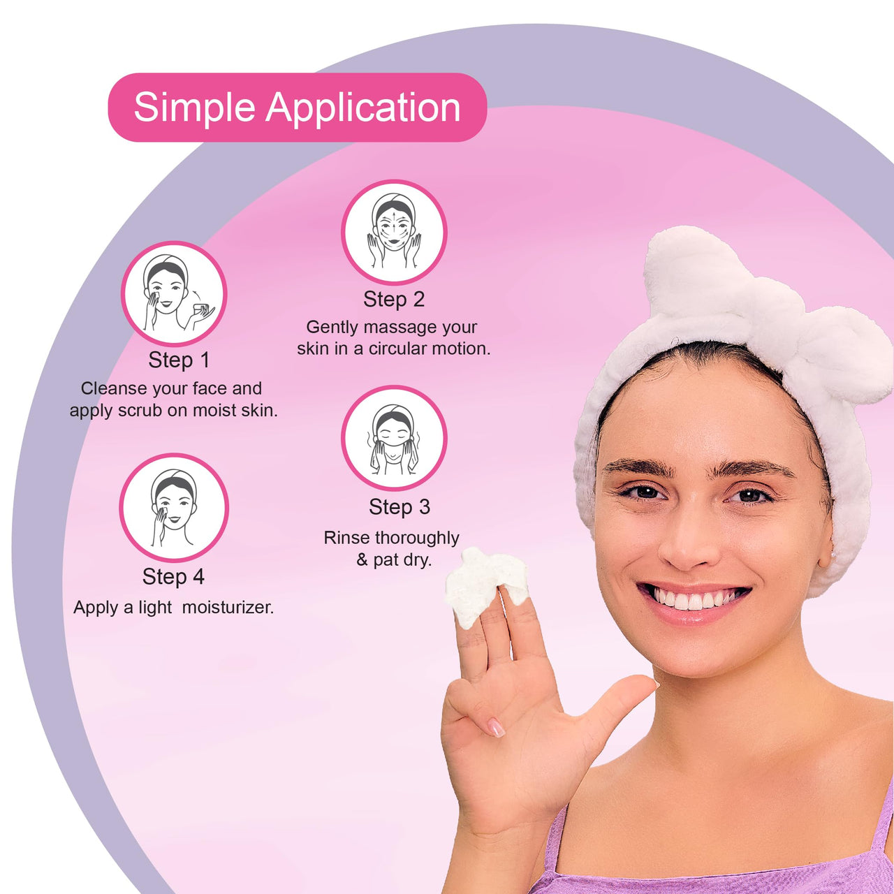 DR.RASHEL White Skin Home Spa Kit, Skin Whitening Set with Scrub, Gel, Cream and Face Pack