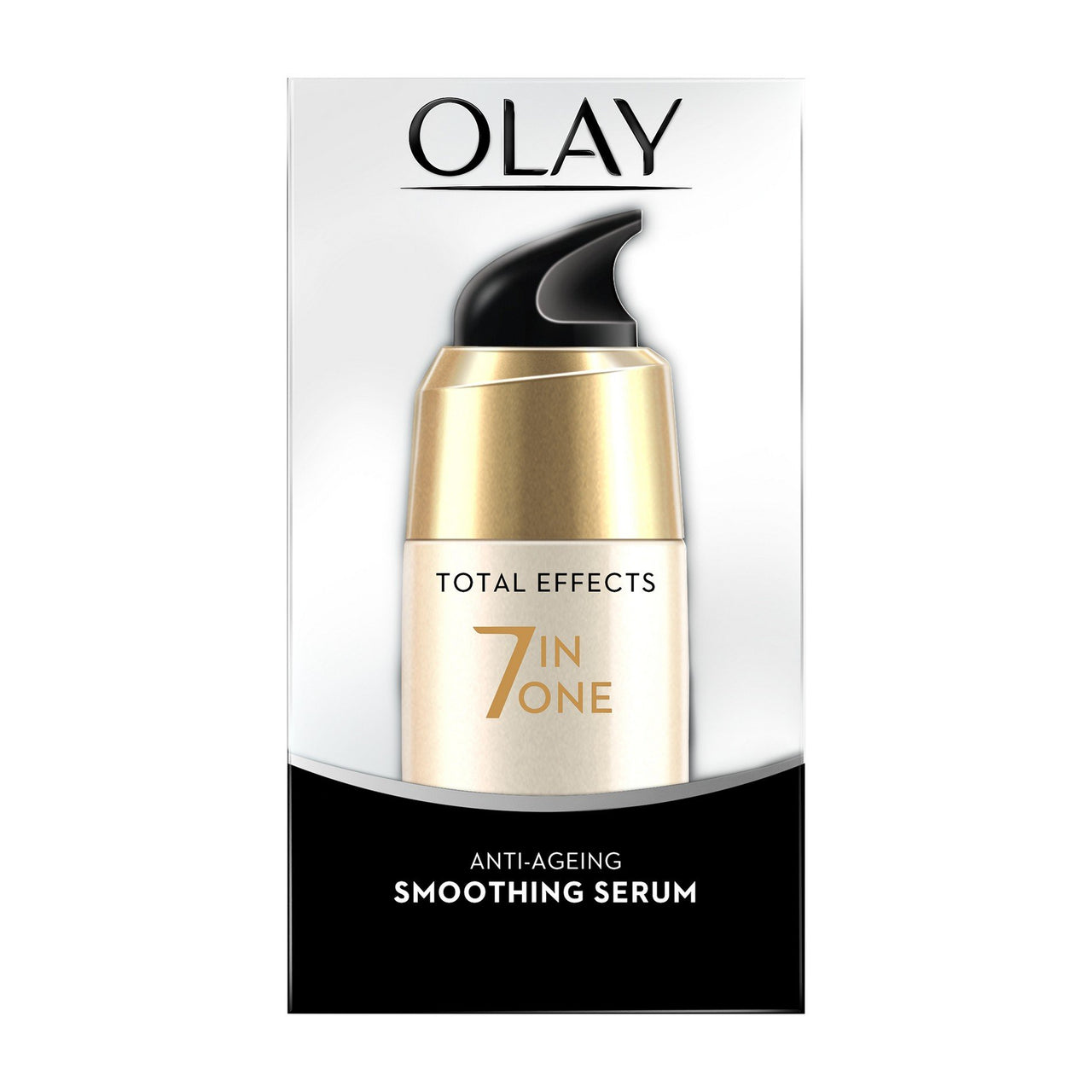 Olay Serum Total Effects 7 in 1, Anti-Ageing Smoothing Serum, 50 ml And Olay Day Cream Total Effects 7 in 1, Anti-Ageing Gentle Moisturiser, 50g