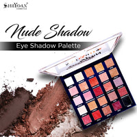 Shryoan Nude Colors Eye Shadow | 25 Color Eyeshadow Palette | High Pigmentation | Smooth Blending |Everyday and Professional Use, Paraben-Free