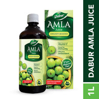 Dabur Amla Juice -1L | Rich Source of Vitamin C | Effective Antioxidants for Immunity boosting | Pure, Natural and 100% Ayurvedic Juice