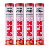 The Plant Fix Plix L-Carnitine ACV Effervescent Tablets Helps To Turn Food Into Energy | 15 capsules, Pack Of 4, 4 count